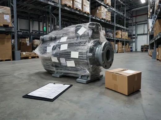 Packed pump shipment