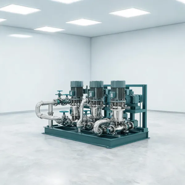 Commercial booster pump skid