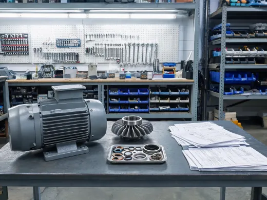 MRO pump repair bench